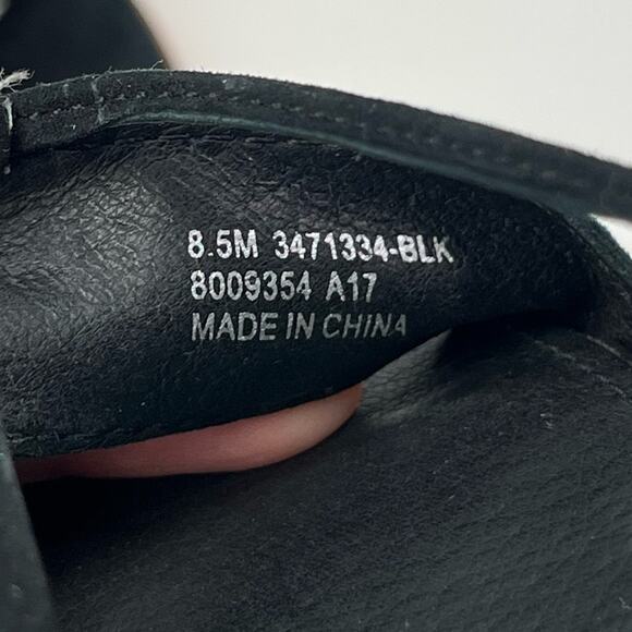 FRYE Miranda Black Suede Leather Gladiator Platform Sandals - Picture 9 of 11